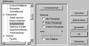 Scharfzeichnen